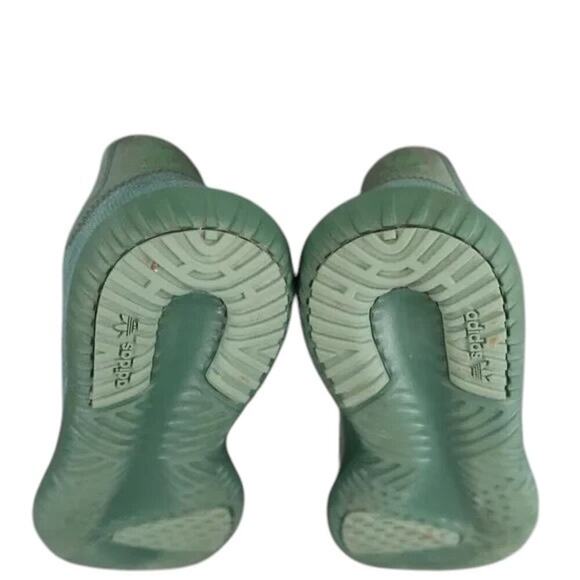 Adidas Shoes Kids 5.5 Athletic Trainer Tubular Shadow Sneakers Running Green Low - Picture 10 of 14